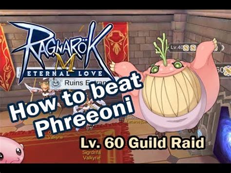 how to beat phreeoni in lv 60|how to beat phreeoni.